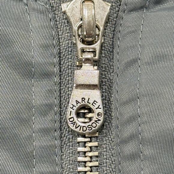 Genuine Harley Davidson Twin Cam 88 Nylon Bomber Jacket Quilt Lined Unisex Sz XS - Picture 6 of 16